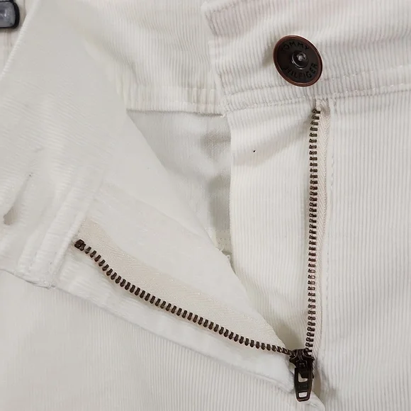 Tommy Hilfiger White Corduroy Mini Skirt - Picture 8 of 11